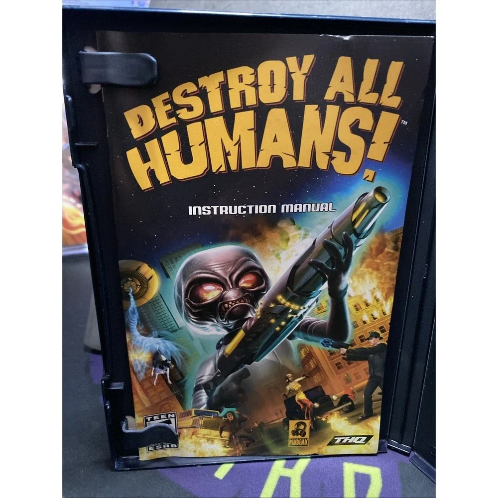 Destroy All Humans! (Sony PlayStation 2, 2005) Greatest Hits Complete Tested